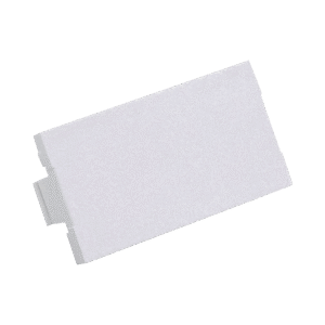 Módulo de tapa ciega (Inserto Ciego), de 1/3, Color Blanco Mate, 1 Pieza
