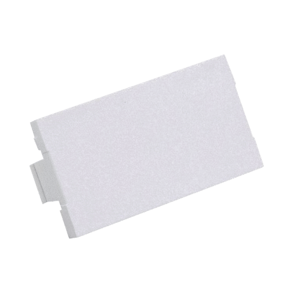 Módulo de tapa ciega (Inserto Ciego), de 1/3, Color Blanco Mate, 1 Pieza