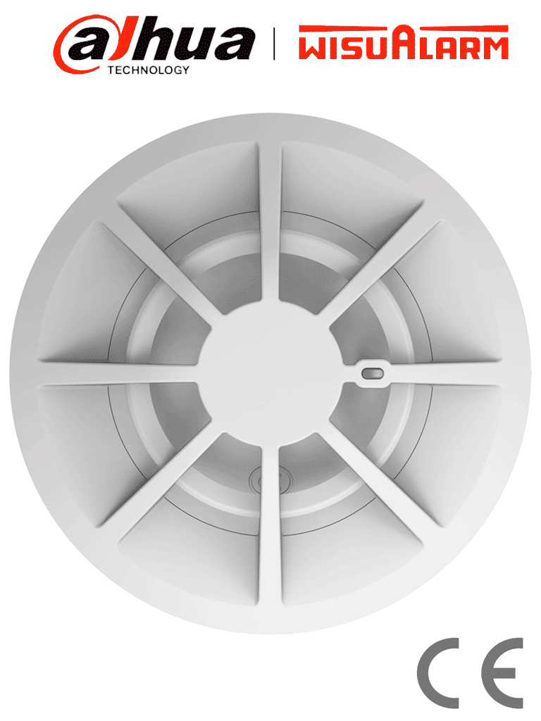 DAHUA WISUALARM DHI-HY-1310 - Detector de Calor Direccionable / 2 Hilos/ Bajo consumo de energía/ Cumple con Norma EN54-5 / Microprocesador Embebido/ 24V DC, #LoNuevo #Wisualarm