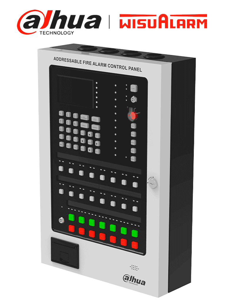 DAHUA WISUALARM HY-1022 - Panel de Detetección de Incendio Direccionable/ 254 Dispositivos 2 Hilos sin Polaridad/ Pantalla de 4.3"/ Largo Historial de Eventos/ Protección contra cortocircuito, circuito abierto y sobrecorriente/ #LoNuevo #MCI1 #W1D