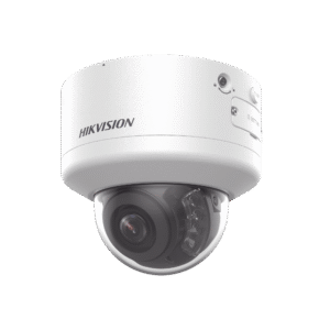 Domo IP 4 Megapixel / Lente Mot. 2.7 a 13.5 mm / Dual Light (40 mts IR + 40 mts Luz Blanca  / Exterior IP66 / IK10  / Audio y Alarma I/O / PoE+ / ONVIF / Micro SD / 4 Analíticos: AcuSense, Deteccion Facial, Conteo de Personas por Cruce y Zona