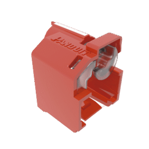 Kit de 10 Dispositivos Recubiertos para Impedir Desconexión de Plug RJ45, Color Rojo, Incluye Herramienta para Instalar/Retirar
