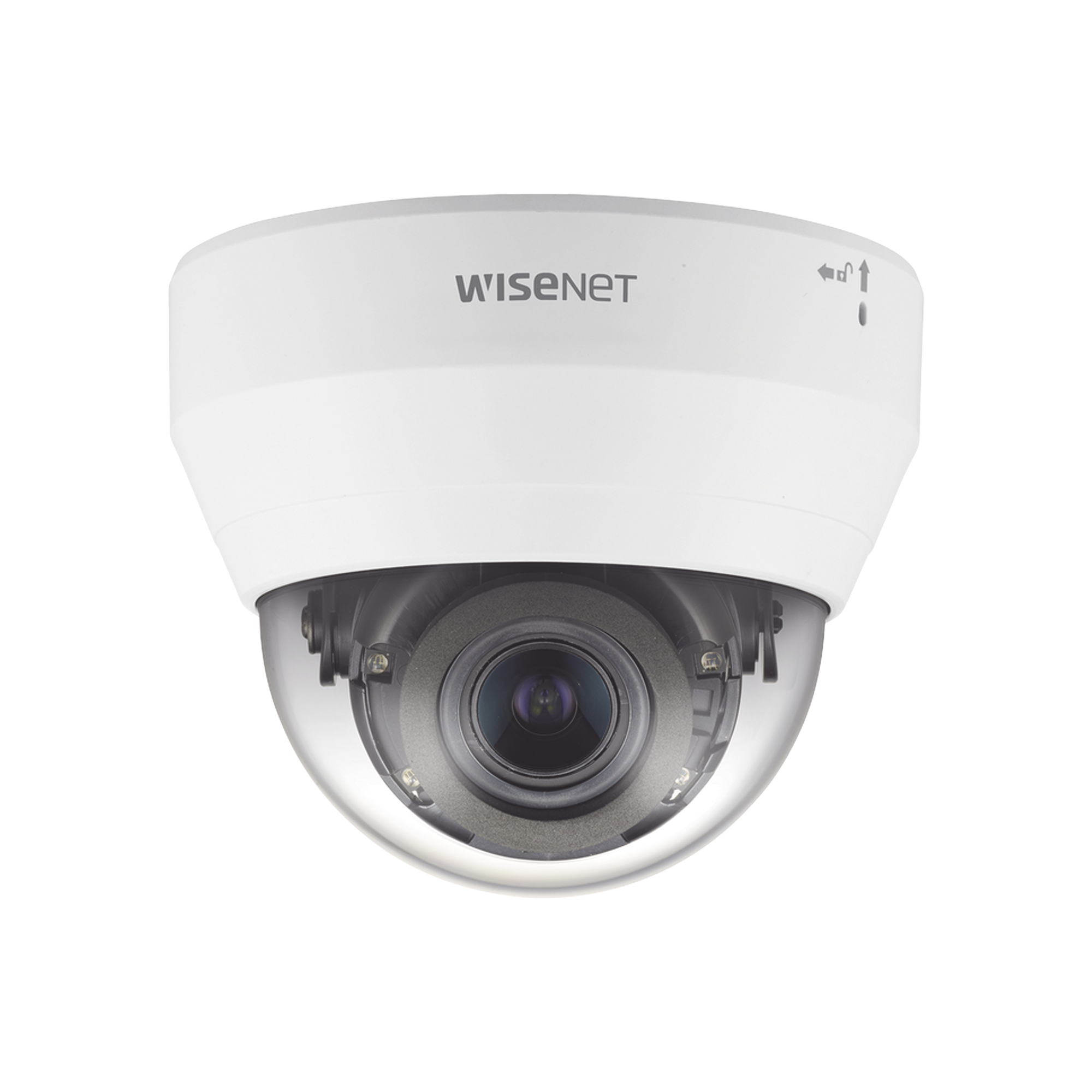 Cámara IP Tipo Domo Interior 2 Megapíxel / Lente Varifocal 3.2-10mm / IR 20M / WDR 120db / H.265 & WiseStream