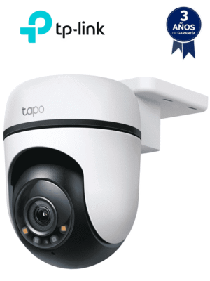 TP-LINK TAPO C500 - Cámara PT WiFi para exterior de 2 MP con visión nocturna, notificación push, WiFi 2.4 #DL79GHz, ranura para Micro SD y audio de doble vía. #TP3
