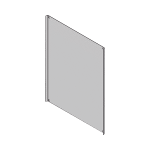Placa Interior Trasera Metálica para Gabinete TXG-0149