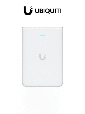 UBIQUITI U7-PRO-WALL - AP WIFI 7 para pared con radio de 6Ghz , 300 dispositivos conectados simultaneamente , puerto Uplink 2.5GbE , 5.7 Gbps en 6Ghz , alimentación POE 802.3at.