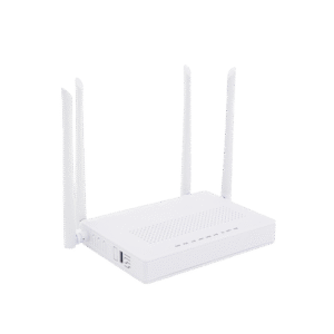 ONU Dual GPON/EPON / Wi-Fi Doble Banda 2.4 y 5 GHz / Soporta MESH / 2 Puertos Gigabit / 1 Puerto PON SC/APC / 1 puerto CATV / Hasta 1200 Mbps vía Wi-Fi
