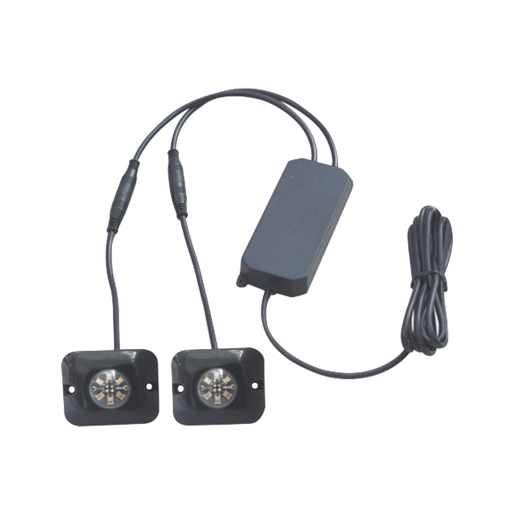 Par de Lámparas Ultra Brillantes con 6 LEDs cada una, Color Azul/Claro, Ideales para Vehículos Encubierto