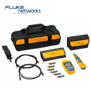 KIT PROFESIONAL VERIFICADOR DE RED MICROSCANNER POE FLUKE NETWORKS MS-POE-KIT PARA COMPROBACIÓN DE REDES DE VOZ DATOS Y VIDEO DETECTA POE 802.3 AF AT BT Y UPOE CON PANTALLA LCD RETROILUMINADA