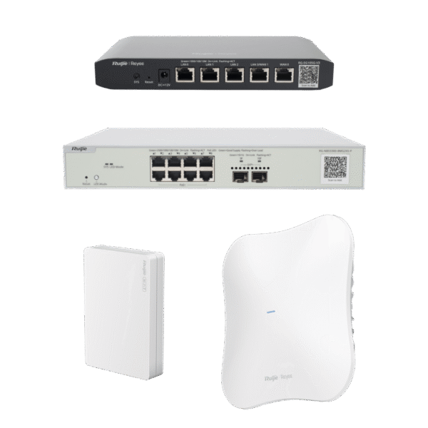 Equipos Ruijie DEMO Ideal para Probar Integraciones de Redes Business y Enterprise con WiFi 7