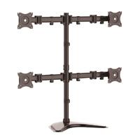 Base De Soporte Ajustable Vesa Para 4 Monitores De Hasta 27 Pulgadas - Startech.Com Mod. Armbarquad