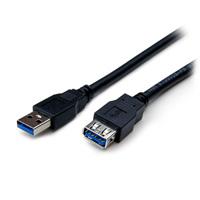 Cable De 1.8M De Extension Alargador Pasivo Usb 3.0 Superspeed - Macho A Hembra Usb A - Extensor - Negro - Startech.Com Mod. Usb3Sext6Bk
