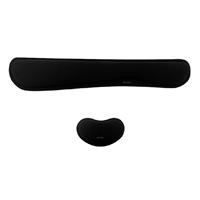Kit Descansa Muñecas Acteck Mousepad Cushy Pro Tr430 / Ergonmico / Memory Foam / Color Grafito / Antideslizante / 460 X 85 X 20 Mm / Ac-937214