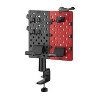 Soporte De Escritorio Manhattan, 462518 ,Con Tablero Organizador Perforado Y Porta Accesorios