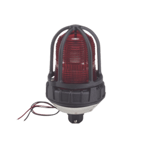 Luz estroboscópica para ubicaciónes peligrosas,  montaje tipo tubo, 240 VCA, color Rojo