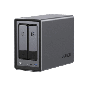 NASync DXP2800 | SO UGOS Pro |  Intel N100 12th Gen Intel® 4 Core? | 2 Bahías SATA hasta 48TB | 2-Bahias (M.2 NVMe) hasta 16TB | 8GB DDR5 (Exp. a 16GB) | Ethernet 2.5G  | HDMI 4K | 2* USB2.0 | 1*USB 3.2Gen | 1* USB 3.2Gen2 | 1*USB-C 3.2Ge