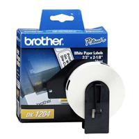 Etiqueta Precortada Brother Dk1204 Blanca  400 Etiquetas 17 X 54.3 Mm Compatible Con Ql´S