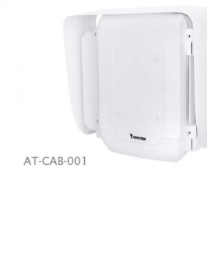VIVOTEK AT-CAB-001 - Gabinete para proteccion de dispositivos y conexiones para exterior, IP66, IK10, Antivandalico, color blanco