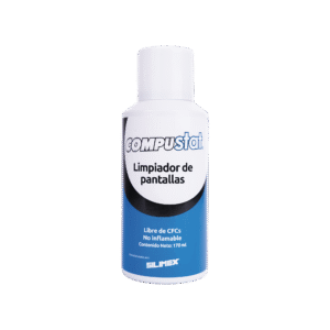 Silimex compustat Limpiador de pantallas y cámaras, protector anti-estático en aerosol,  con protección contra rayos UV, repelente de polvo, 170 ml