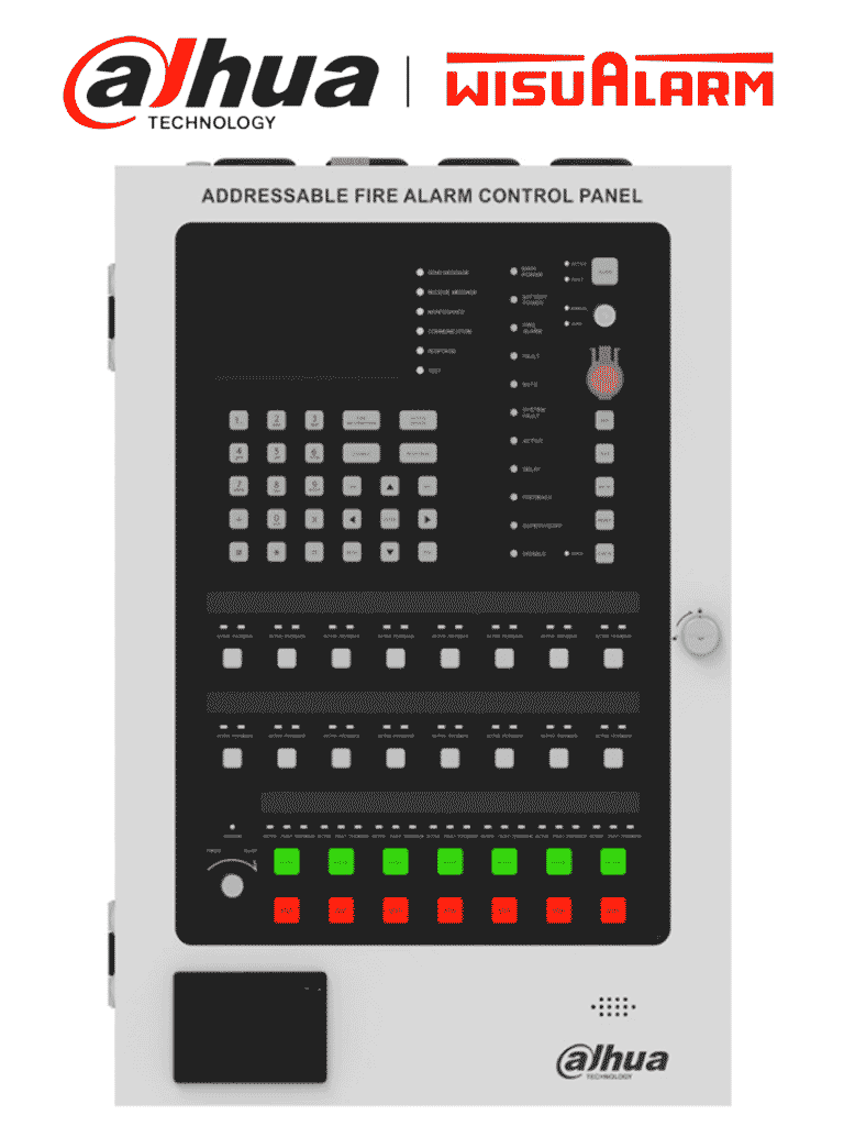 DAHUA DHI-HY-1025 - Panel de Deteccin de Incendio Direccionable, 500 dispositivos, Cuenta con Impresora, Pantalla LCD 4.3" (480x272), Proteccin contra cortocircuito, circuito abierto y sobrecorriente, Largo Historial de Eventos #LoNuevo #Wisualarm