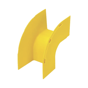 Bajada Vertical Exterior de 90º, Para uso con Canaletas 4X4 FiberRunner?, Color Amarillo