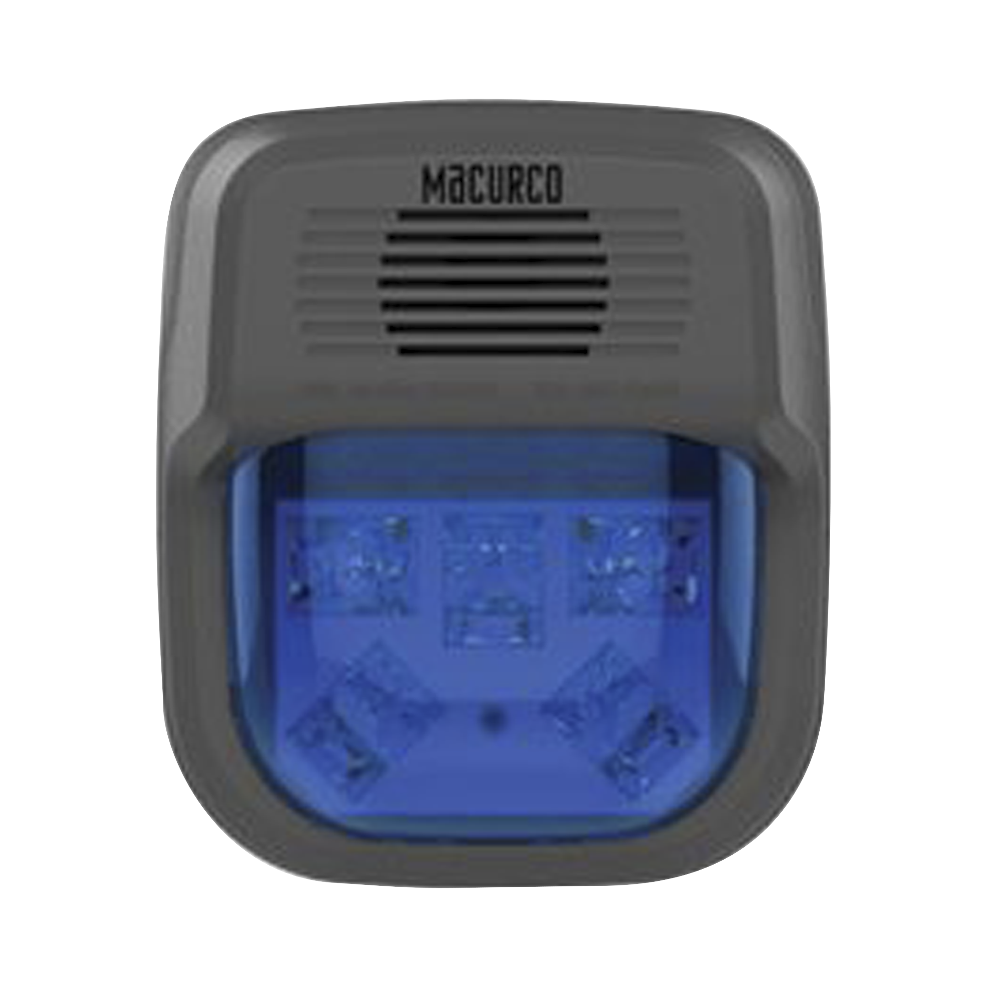 Sirena Estrobo Color Azul Para Paneles y Detectores Macurco