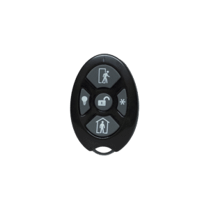 ALULA - Control Remoto de Seguridad Cinco Botones / Compatible con Automatización del Hogar / Encriptación Inalámbrica / Indicador de Batería Baja