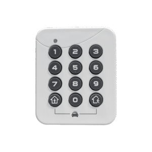 ALULA - PINPad Estación de Armado Local / Alimentación por Batería / Instalación Sin Herramientas / Desarmado seguro de 4 a 10 dígitos / Armado de 1 Botón