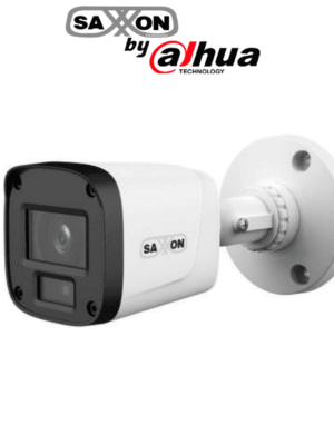 SAXXON SUA-HAC-B20P-0280B- Cmara Tipo Bala de 2 Megapxeles & 1080P/ Lente de 2.8 mm Con Apertura de Hasta 100¡/ Iluminacin IR Inteligente de Hasta 20m/ Para Exterior IP67/Material Plstico de Alta Duracin/Funcionamiento en Modos CVI & AHD & TVI #SAXI