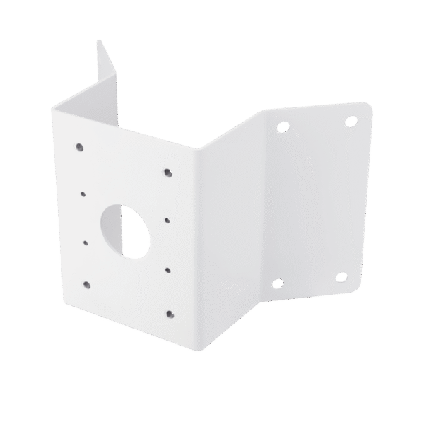 Adaptador de esquina compatible con montaje de pared SBP-300WM1, SBP-300WMW1 para domos fijos y PTZ Wisenet