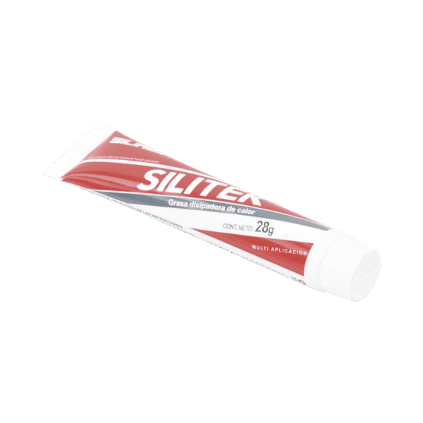 Silimex silitek Pasta térmica aislante, previene corrosión por humedad en instalaciones al exterior,  soporta de -20 hasta 220ºC,  tubo 28 grs