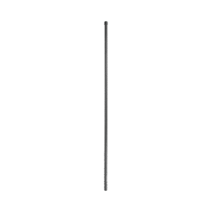 Epcom Industrial sys-post-esq-6b Poste de ESQUINA para Cerca Electrificada. Tubo Galva. de 1.4m, cal. 18 de 1 Diam. + Pintura Negra, ideal para 6 Aisladores