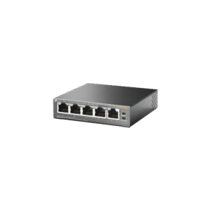 Tp-Link tl-sf1005p Switch PoE no Administrable de escritorio / 5 puertos 10/100 Mbps / 4 puertos PoE af/at / Presupuesto 67 W / Modo Extensor hasta 250 m / Calidad video prioritaria