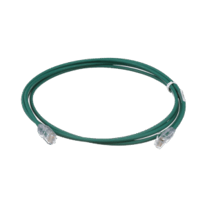 Panduit utp28x7gr Cable de Parcheo UTP Cat6A, CM/LSZH, Diámetro Reducido (28AWG), Color Verde, 7ft
