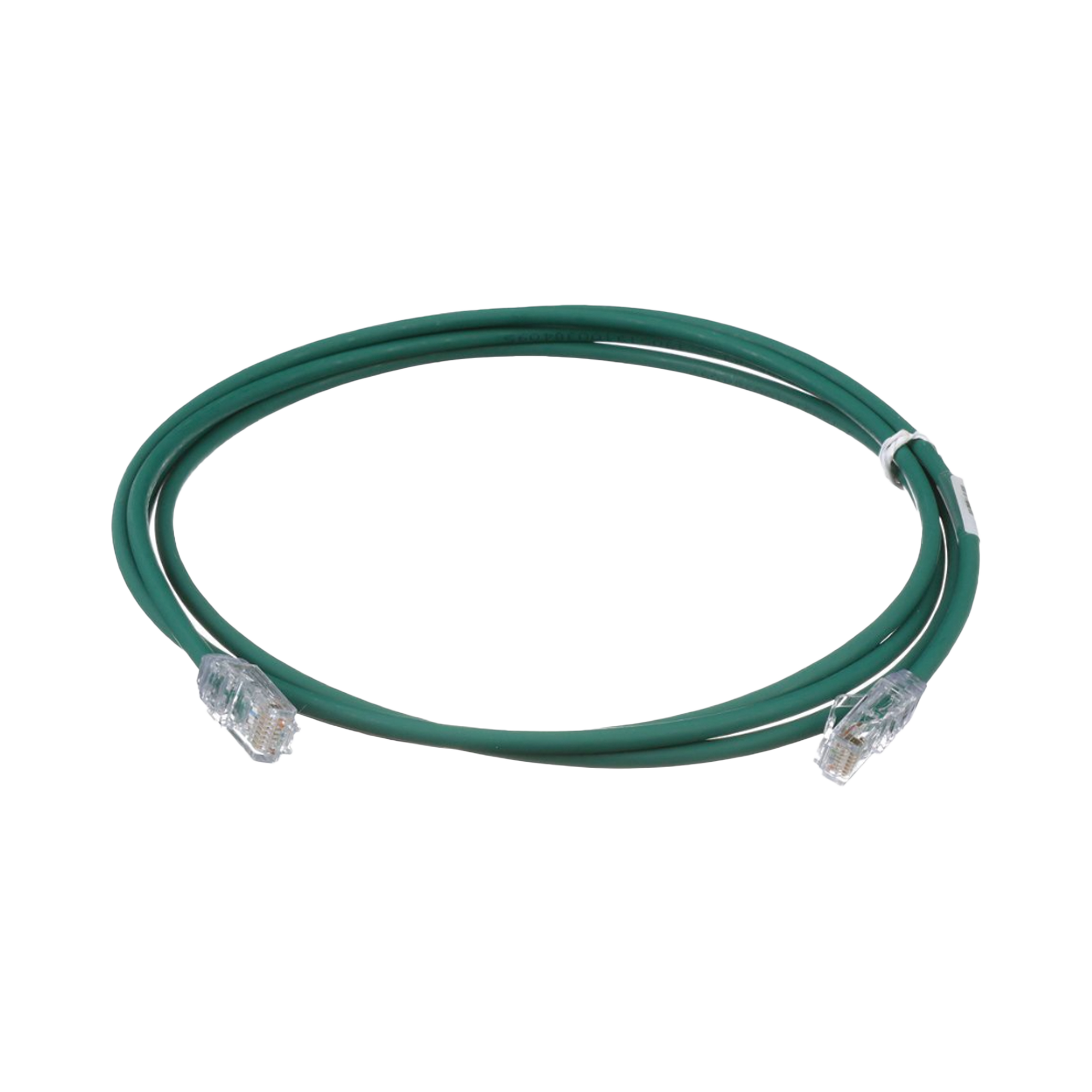 Panduit utp28x7gr Cable de Parcheo UTP Cat6A, CM/LSZH, Diámetro Reducido (28AWG), Color Verde, 7ft