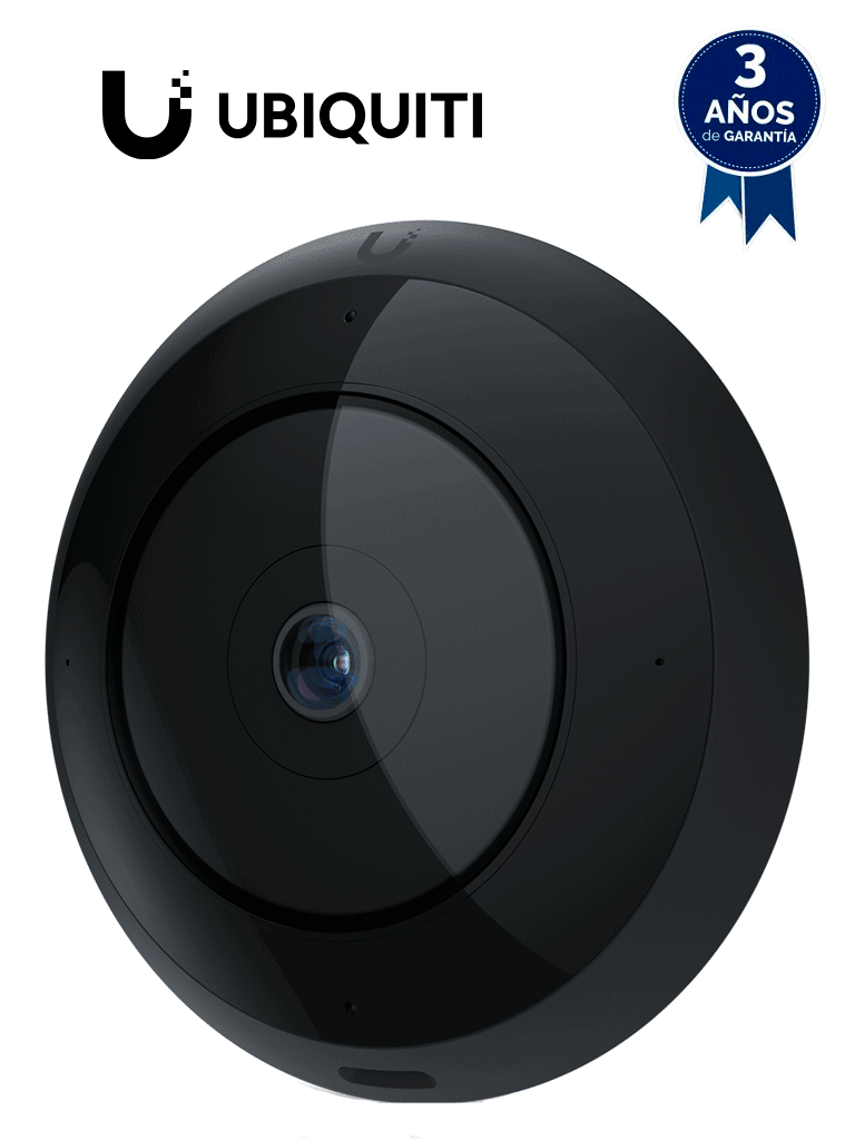 UBIQUITI UVC-AI-360 - Camara fisheye con funcin de PTZ de 4MP 360¡ , IR de 9 metros , IA avanzada: detecta personas, lee matrculas, audio bidireccional , POE + , Exterior/Interior , Antivandalica.