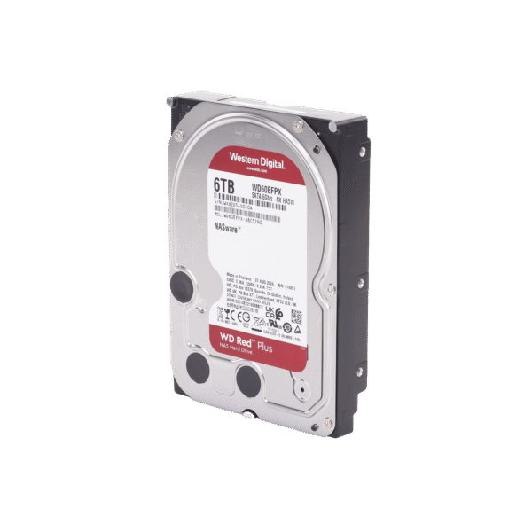 Western Digital (Wd) wd60efpx Disco Duro Red de 6TB / 5400 RPM / Optimizado para NAS / Uso 24-7 / 3 Años de Garantia