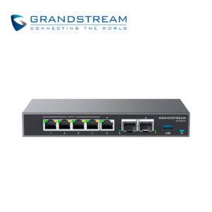 Grandstream gcc6010 DISPOSITIVO 4 EN 1 GRANDSTREAM GCC6010 CONMUTADOR IP / FIREWALL / RUTEADOR VPN / SWITCH 5 PUERTOS GIGA WAN/LAN / 4 PUERTOS POE AF/AT / 2 PUERTOS SFP 2.5GBPS / 12 USUARIOS / 4 LLAMADAS SIMULTANEAS / ADMINISTRABLE CLOUD GDMS