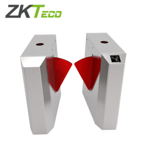 Torniquete Tipo Aleta De Acrilico Rojo Altura De Medio Cuerpo Zkteco Fbl200 Bidireccional Bajo Consumo Acero Inoxidable Sistema Hasta 30 Accesos Por Minuto Liberacion Semiautomatica En La Perdida De Energia ( No Incluye Lectora Ni Panel ) Compatible Con Fbl220 Proface-X-Ch Lectoras De Tarjetas Kr503E Y Lector De Qr Qr500 Uso Interior Funciona Con Cualquier Control De Acceso De Cualquier Marca