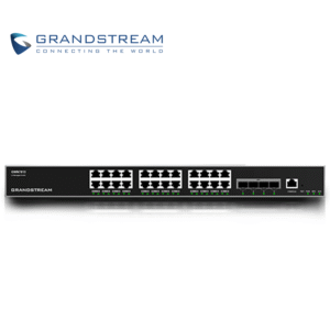 Grandstream gwn7813p SWITCH ADMINISTRABLE POE+ CAPA 3 GRANDSTREAM GWN7813P / 24 PUERTOS 10/100/1000MBPS / 24 PUERTOS POE+ AF/AT/BT / 4 PUERTOS SFP+ 10GIGABIT / ROUNTING OSPFV3/BGP / QOS / VLAN / RADIUS/TACACS+ / ADMINISTRACION GWN CLOUD / MONTAJE ESCRITORIO/RACK / METALICO
