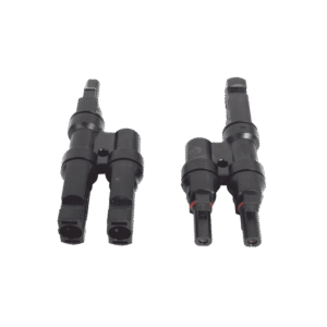 Conector  MC-4 Doble para Módulos Fotovoltaicos. Tipo 2T