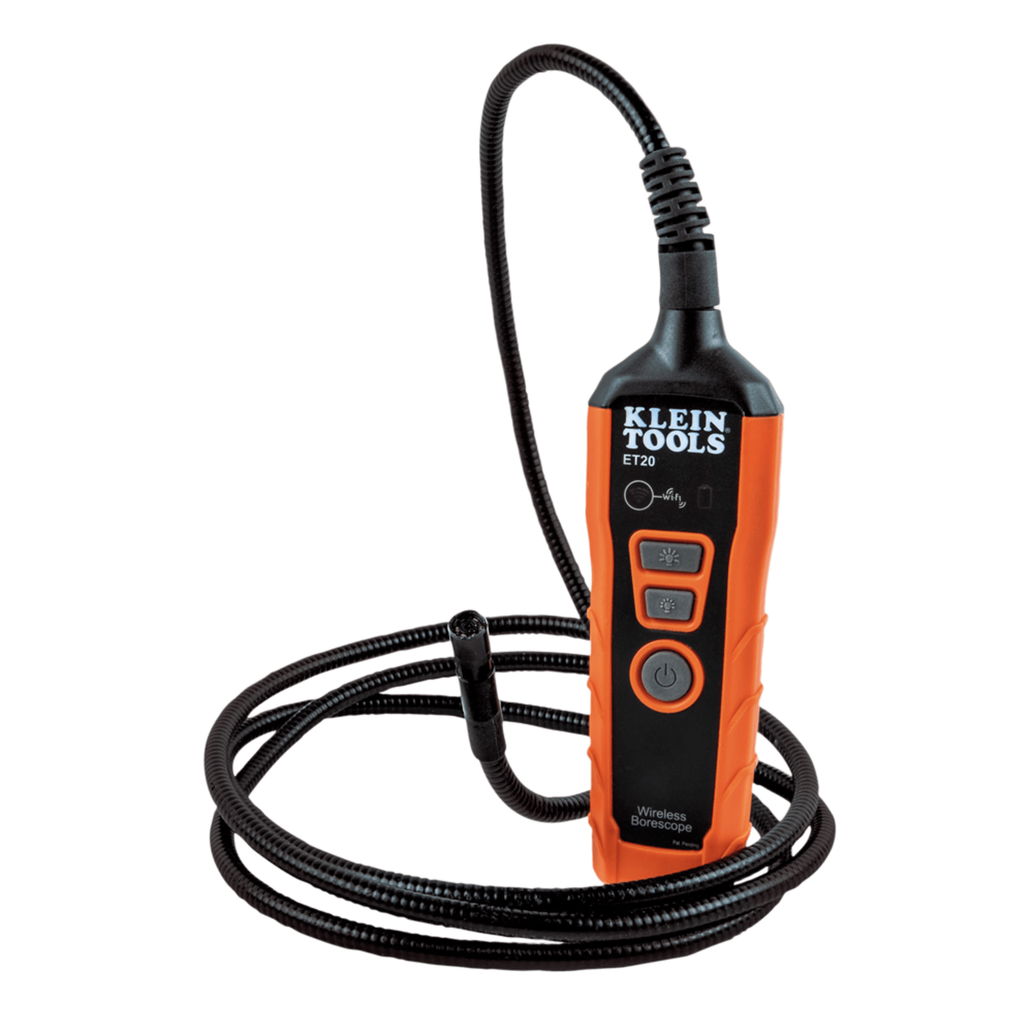 Boroscopio Habilitado por WiFi / Cámara de 9mm / Alcance WiFi 9m / Compatible con Android y iOS / IP67 / 640x480 px / Cuello de Cisne 1.8m / LED Ajustables