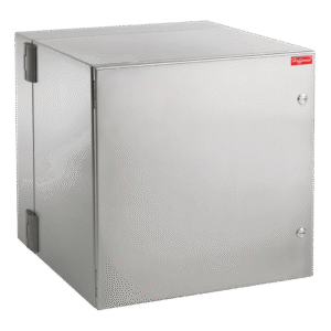 Hoffman pths242424x Gabinete Industrial ProTek de Puerta Sólida, Protección NEMA Tipo 4/4X/12, Abatible, Fabricado en Acero Inoxidable SS304, 12 UR, Color Gris Claro