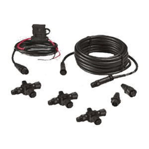 Simrad 000-10760-001 10760001 Kit Iniciador Red NMEA 2000 Micro-C / Cable de Red de 4.5 m (15 ft) / 3 Conectores T / 2 Terminadores de Red