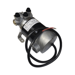 Simrad 000-15444-002 15444002 Bomba Hidráulica Reversible PUMP-2 / 12V DC / Flujo 0.8L (49 cu.in) por Minuto / Para Cilindros de 80 cc - 250 cc (4.9 - 15.2 cu.in) / Conexiones O-Ring Boss (ORB) / Incluye 3 Accesorios ORB-5 a 9/16 UNF / Compatible con SteadySteer