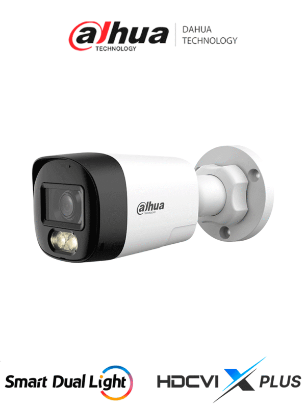 Dahua dh-hac-hfw1200rln-il-t DAHUA DH-HAC-HFW1200RL-IL-T - Camara Bullet de 2 Megapixeles/ Audio Bidireccional/ Iluminación Dual Inteligente Hasta 30m/ Lente de 2.8mm Apertura de 111°/ Policarbonato/ #LoNuevo