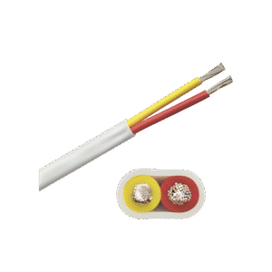 Cobra Wire &Amp; Cable b7w12t-20-500 b7w12t20500 Rollo de cable plano grado marino calibre 12, de 2 conductores (rojo y amarillo) de 500 pies (152.4 m).