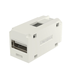 Panduit cmusbaaiw Módulo Acoplador USB 2.0, Hembra a Hembra, Tipo Mini-Com, Color Blanco Mate