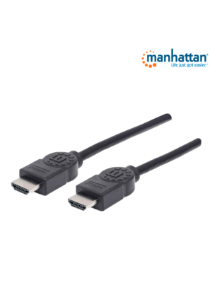 Manhattan 323222 MANHATTAN 323222 - Cable HDMI de Alta Velocidad con Canal Ethernet 1.4 M-M 3.0M+Ethernet
