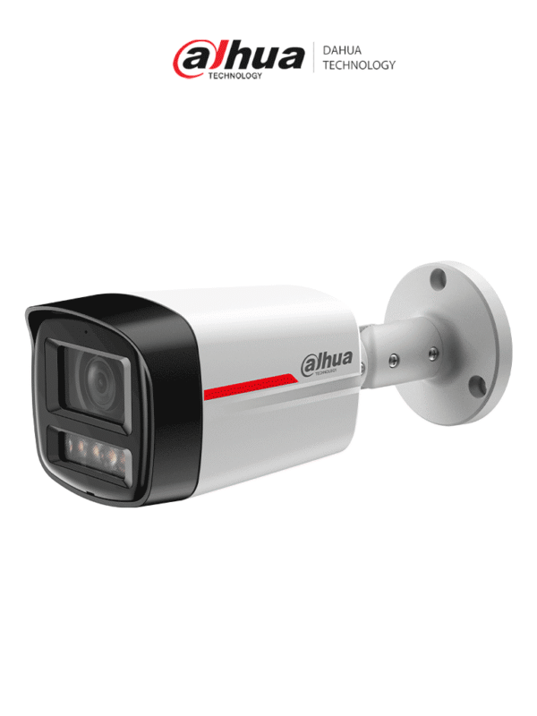Dahua dh-ipc-hfw2249tl-s-pro DAHUA DH-IPC-HFW2249TLP-S-LED-0280B-PRO- Cámara IP Bullet de 2MP / WizColor/ WizSense/ SMD Plus/ Protección Perimetral/ Detección de movimiento inteligente/ Lente 2.8mm/ Luz Cálida 50m/ Micrófono/ Ranura para Micro SD/ IP67/ #LoNuevo #DWIZ